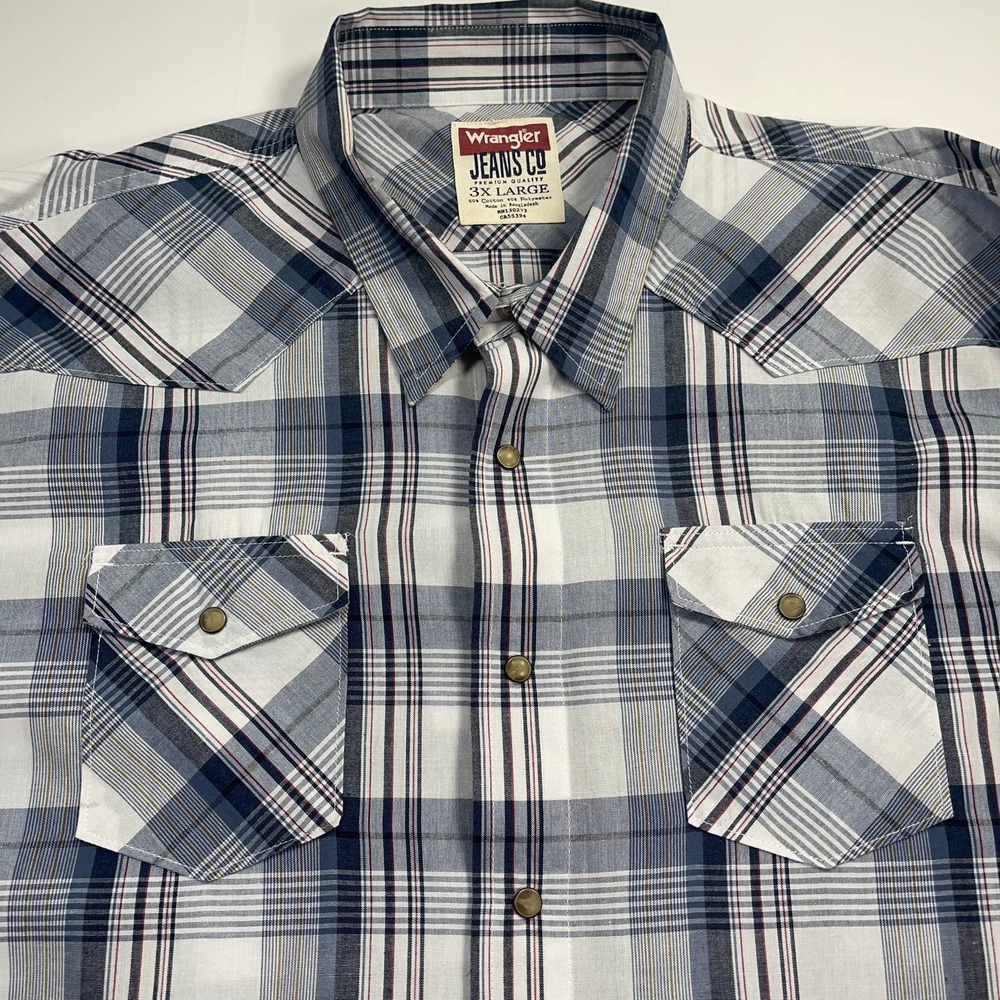 Wrangler, Long-sleeve Shirt, Men's 3XL, In great Condition - Picture 5 of 6